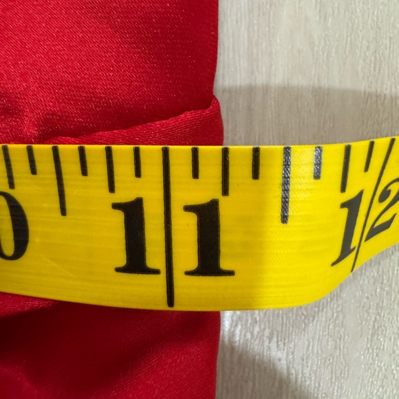 NWT Hello Molly Secret To Tell Satin Midi Dress Red Valentine Cutout Women's 2 - Picture 15 of 16